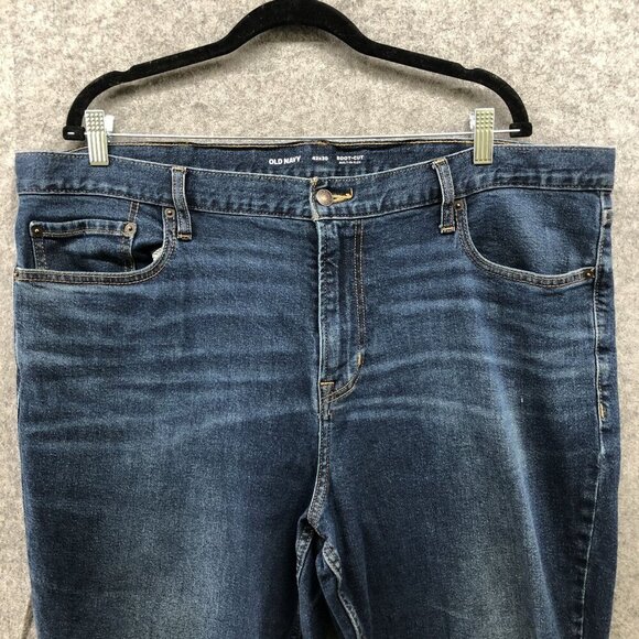 Old Navy Boot Cut Jeans Mens 42x30 Built In Flex Blue - Picture 3 of 10